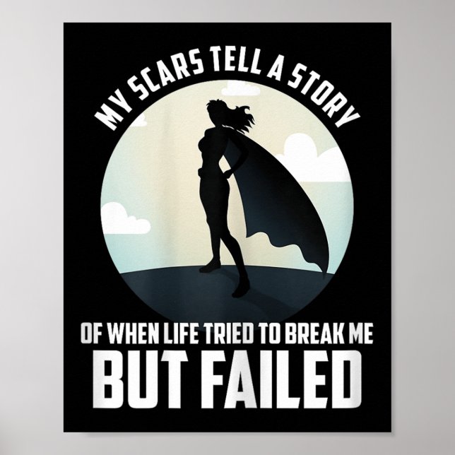Werful Motivational Woman Shirt, My S Tell A Story Poster (Framsidan)