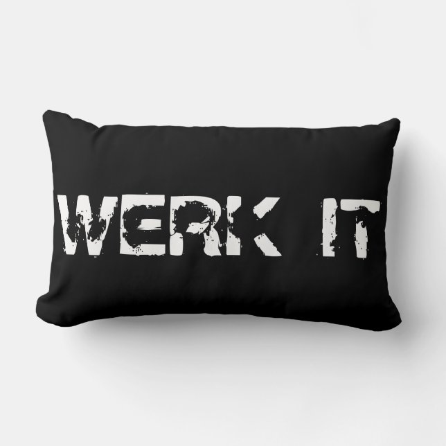 WERK HONOM grafiska Pillo Lumbarkudde (Framsida)