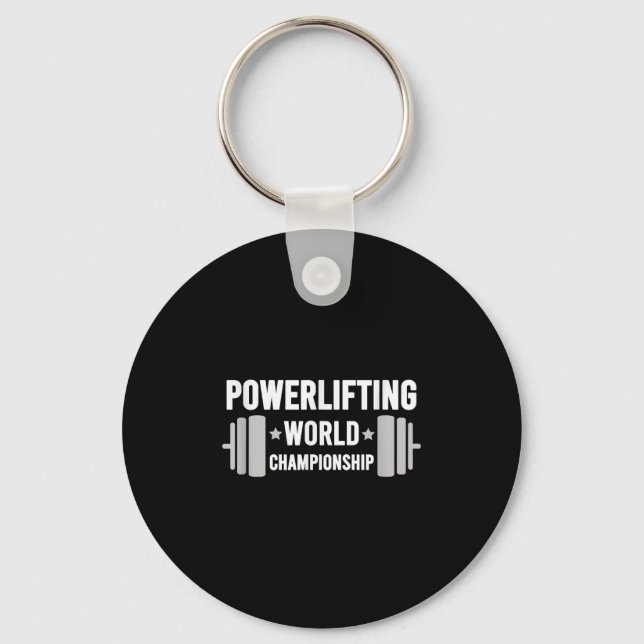 Werlifter Motivational Gym Werlifting World Chamon Nyckelring (Framsida)