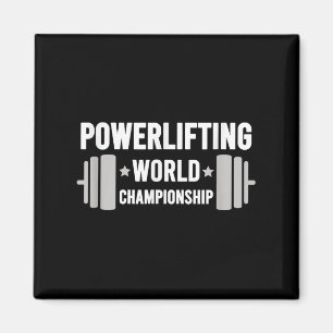 Werlifter Motiverande Gym Werlifting Världsmästers Magnet