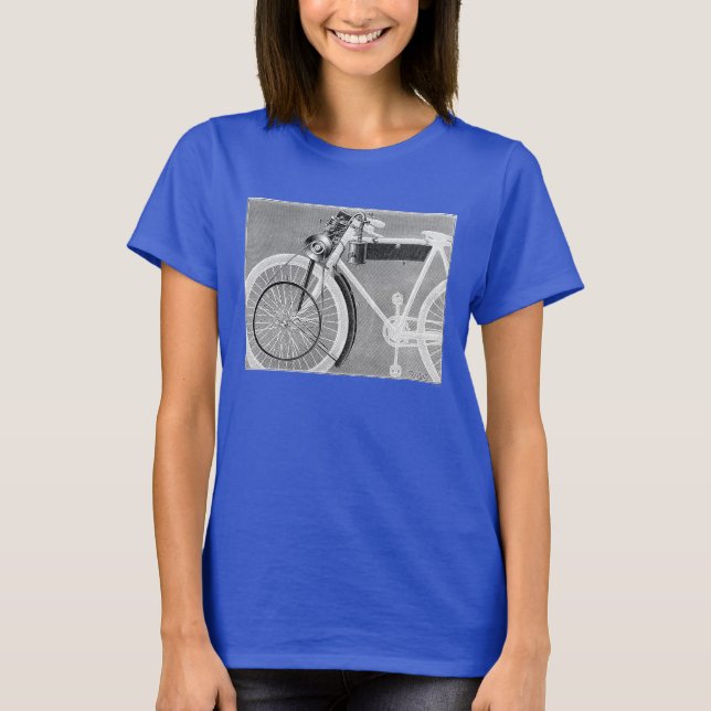 Werner Motorcycle, 1898 Tee Shirt (Framsida)