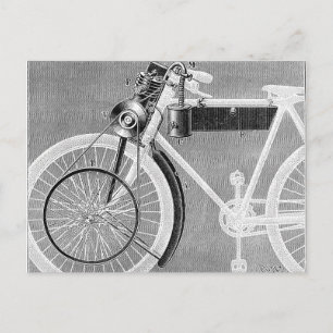 Werner Motorcycle, 1898 Vykort