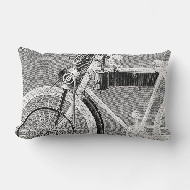 Werner motorcykel, 1898 lumbarkudde (Framsida)