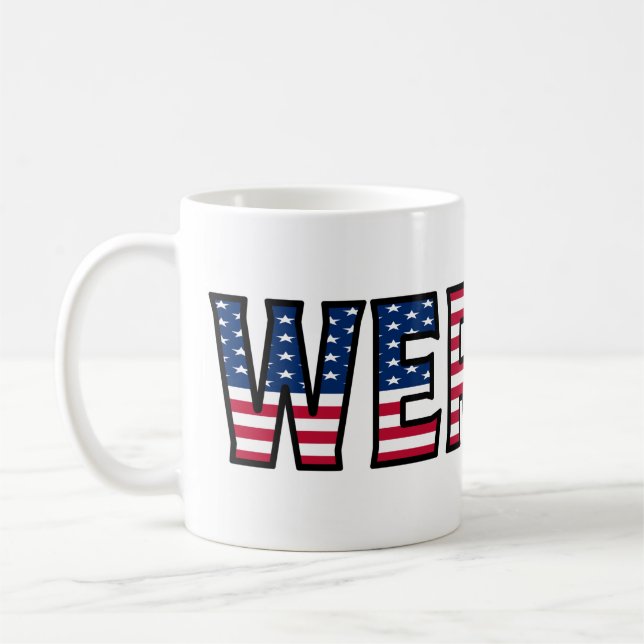 Werner Name Vorname USA styled Tasse Kaffeetasse Kaffemugg (Vänster)