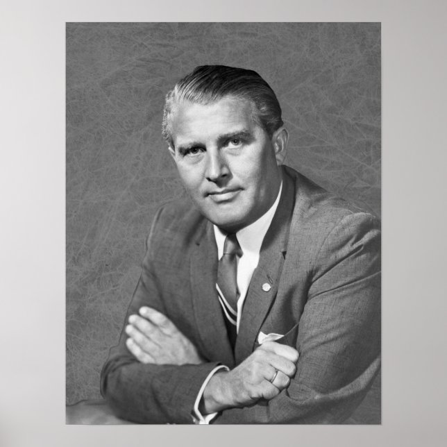 Wernher von Braun Poster (Framsidan)