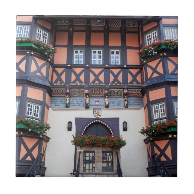 Wernigerode foto kakelplatta (Framsidan)