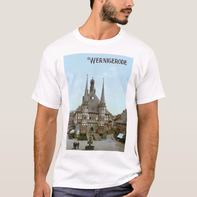 Wernigerode Town Hall T Shirt (Framsida)
