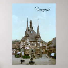 Wernigerode, Tyskland (1900) Poster
