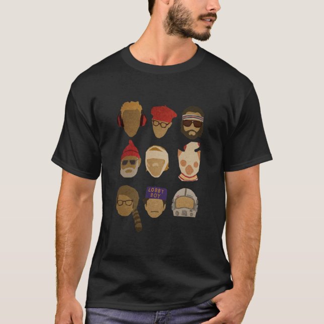 Wes Andersson Hats Trending Tshirt Gift shirt Cl T Shirt (Framsida)