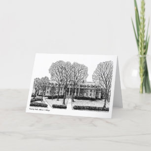 Wesley Hall, Albion högskola, notecard Kort