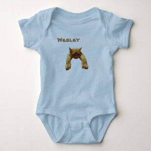 Wesley Namn Med Lat Cat, Baby Bodysuit T Shirt