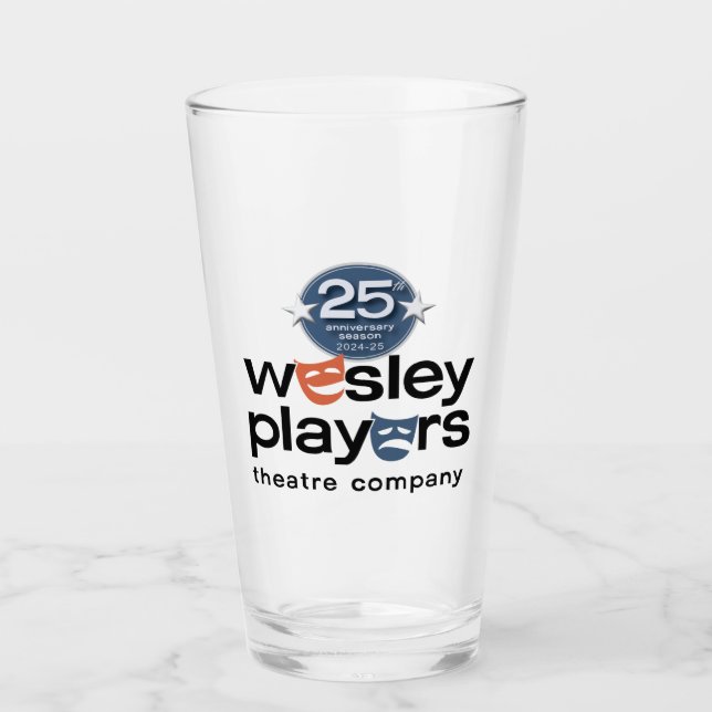 Wesley Players 25-årsjubileum Glass Glaskopp (Framsida)