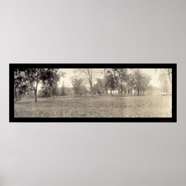 Wesleyan Universiteten CT Photo 1909 Poster (Framsidan)