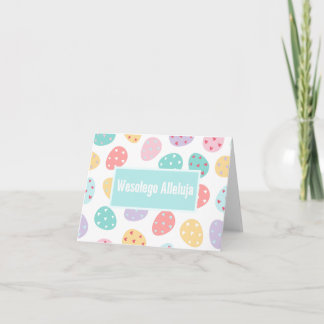 Wesołego Alleluja, polska Glad påsk Kort