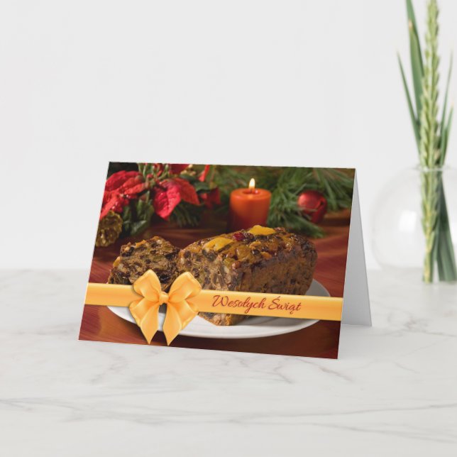 Wesolych Swiat-God jul kort (Framsida)