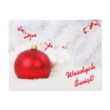 Wesołych Świąt God jul på polska