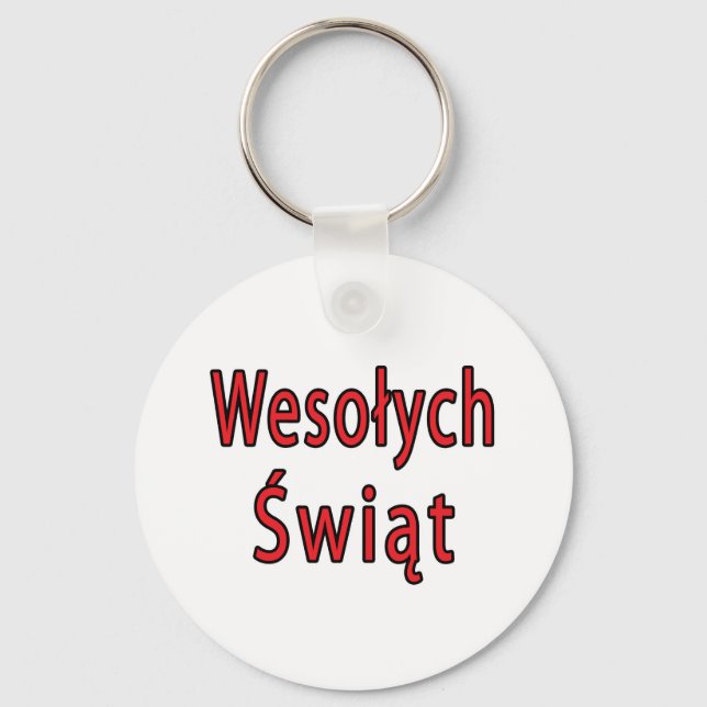 Wesolych Swiat Nyckelring (Framsida)