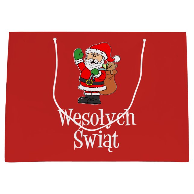 Wesolych Swiat Santa polska God jul (Framsidan)