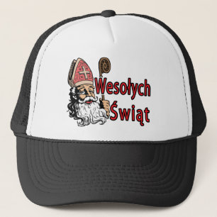 Wesolych Swiat St. Nicholas Hat Keps