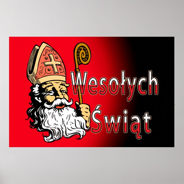 Wesolych Swiat St. Nicholas Poster (Framsidan)