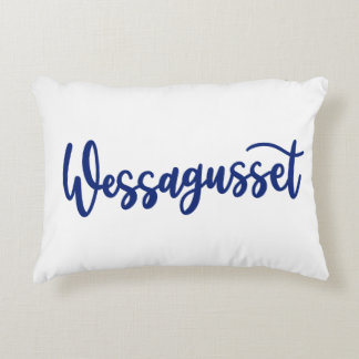Wessagusset Dainty Scripts Pillow Prydnadskudde