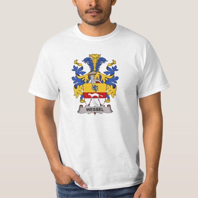 Wessel familjvapensköld t-shirt (Framsida)