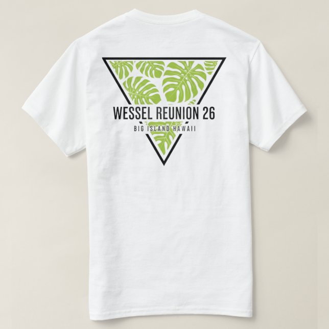 WESSEL REUNION 2026  T SHIRT (Design baksida)