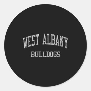 West Albany High School Hs Albany Or Vintage Srts Runt Klistermärke