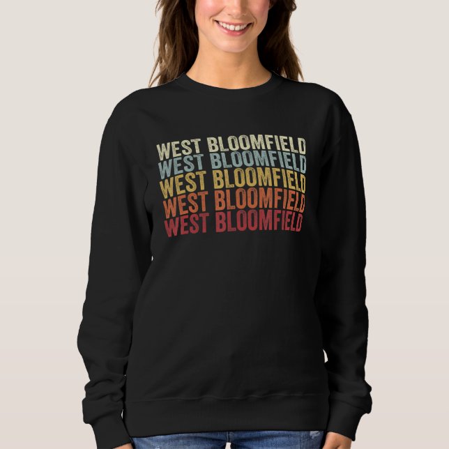West Bloomfield New York West Bloomfield NY Retro  T Shirt (Framsida)