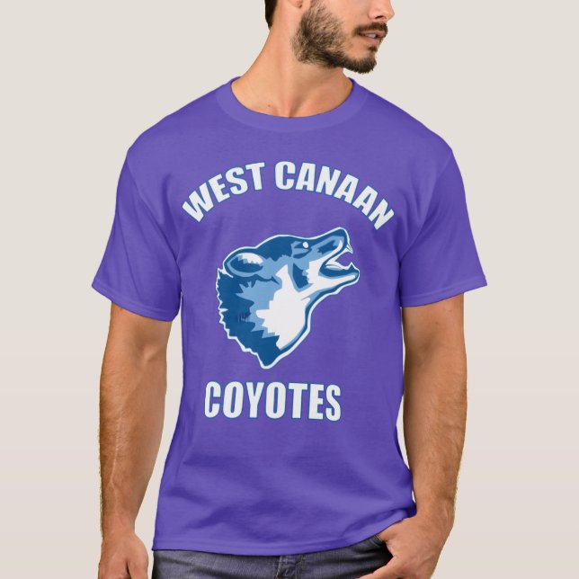 West Canaan Coyotes retro T Shirt (Framsida)