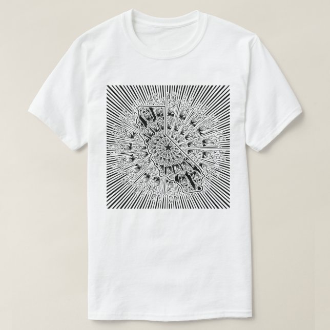 West Coast Love  T Shirt (Design framsida)