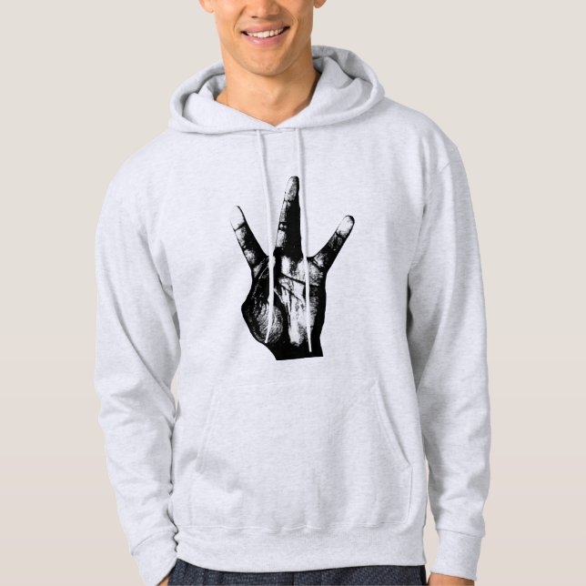 west coast sweatshirt med luva (Framsida)