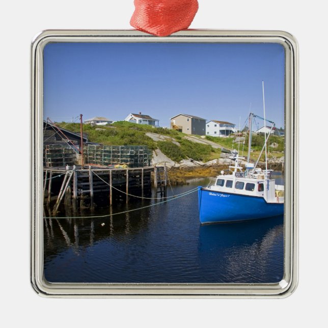 West Dover, Nova Scotia, Kanada. Julgransprydnad Metall (Framsidan)