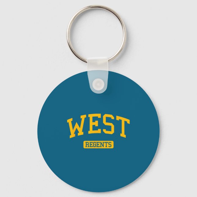 West high school hs madison wi universitets sport  nyckelring (Framsida)