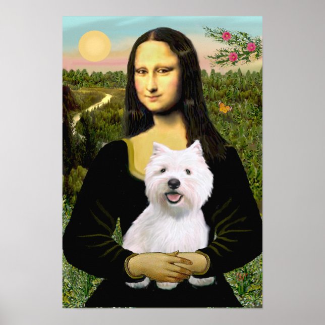 West Highland Terrier 2 - Mon Lisa Poster (Framsidan)