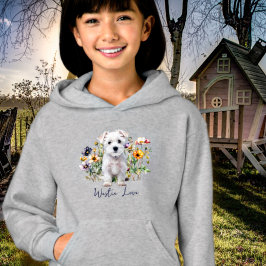 West Highland Terrier och vildblommor T Shirt
