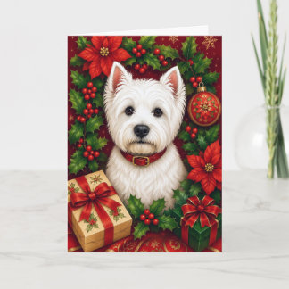 West Highland Terrier Semester Helgkort