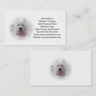 West Highland Terrier-visitenkort Visitkort