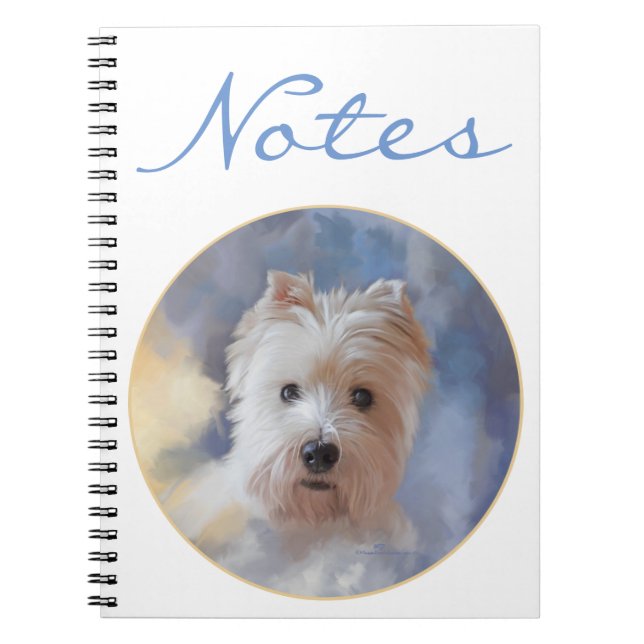 West Highland White Terrier Anteckningsbok (Framsidan)
