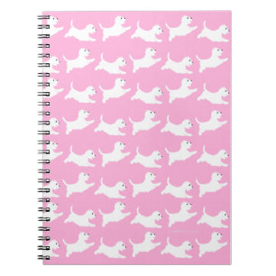 West Highland White Terrier Anteckningsbok Med Spiral