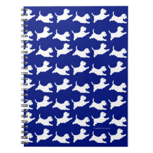 West Highland White Terrier Anteckningsbok Med Spiral