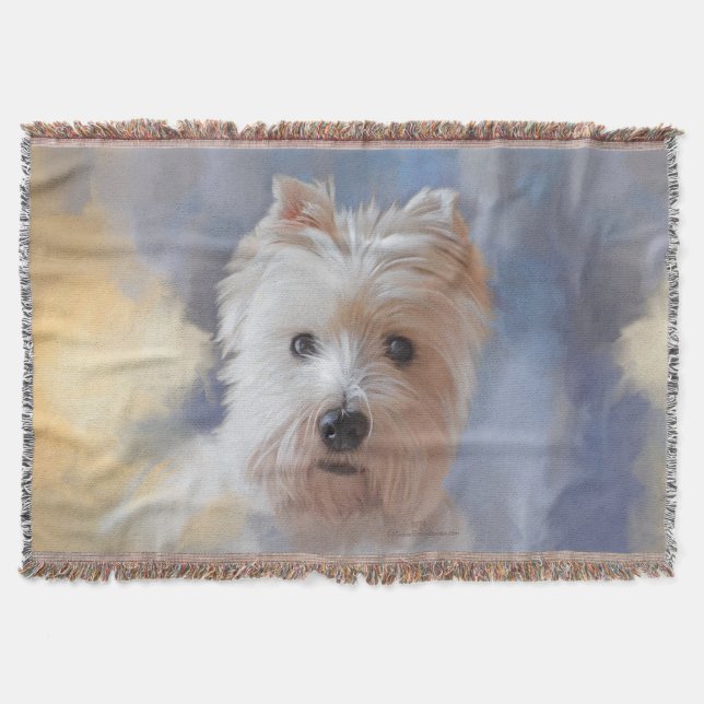 West Highland White Terrier Filt (Framsidan)