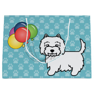 West Highland White Terrier Födelsedagsballonger H