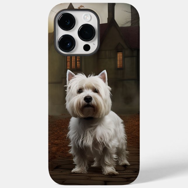 West Highland White Terrier Halloween Skräckinjaga (Baksida)