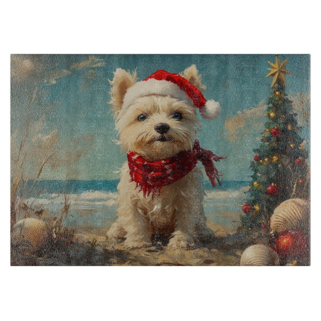 West Highland White Terrier Hund Jul Strand (Framsidan)