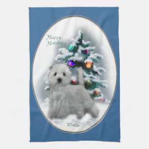 West Highland White Terrier Jul Kökshandduk