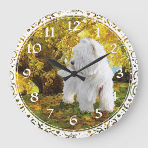 West Highland White Terrier-klocka Stor Klocka