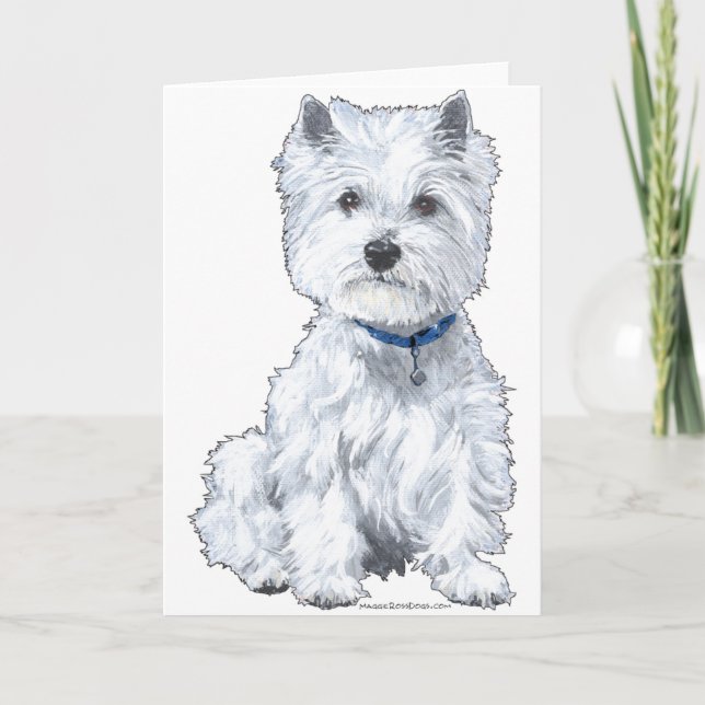 West Highland White Terrier Kort (Framsida)