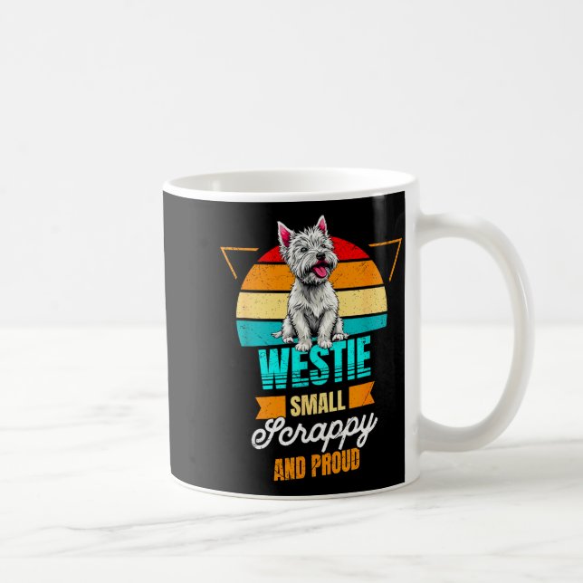 West Highland White Terrier Lover Funny Westie Dog Kaffemugg (Höger)