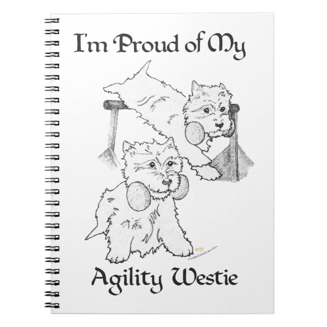 West Highland White Terrier NOTER Anteckningsbok (Framsidan)